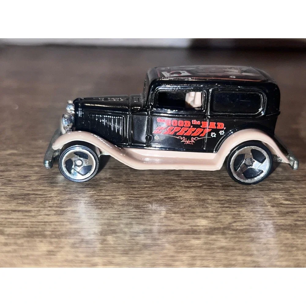 Hot Wheels‎ 2002 Wild Frontier '32 Ford Delivery Truck Black Loose Diecast EUC